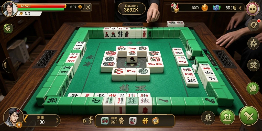 Tampilan gameplay Mahjong yang menarik dan penuh strategi.