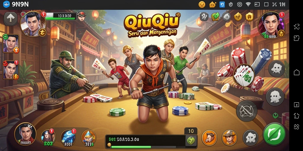 Screenshot dari gameplay seru di 9N9N.