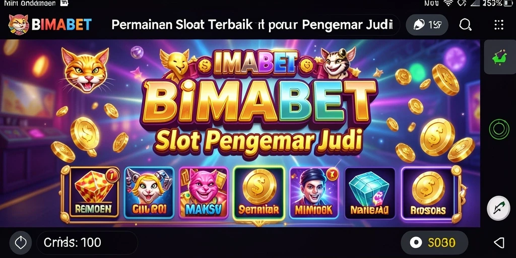 Screenshot BIMABET menampilkan gameplay slot yang seru dan mendebarkan.