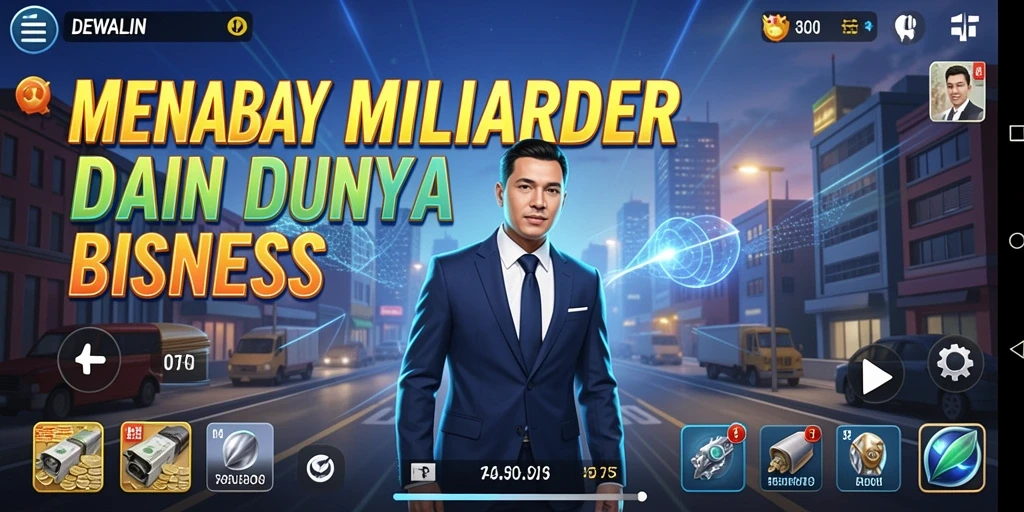 Gameplay seru membangun kerajaan bisnis dalam DEWALIN.