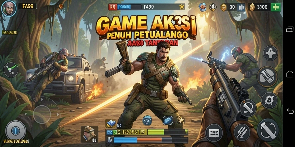 Gameplay seru dan aksi mendebarkan di FA99.