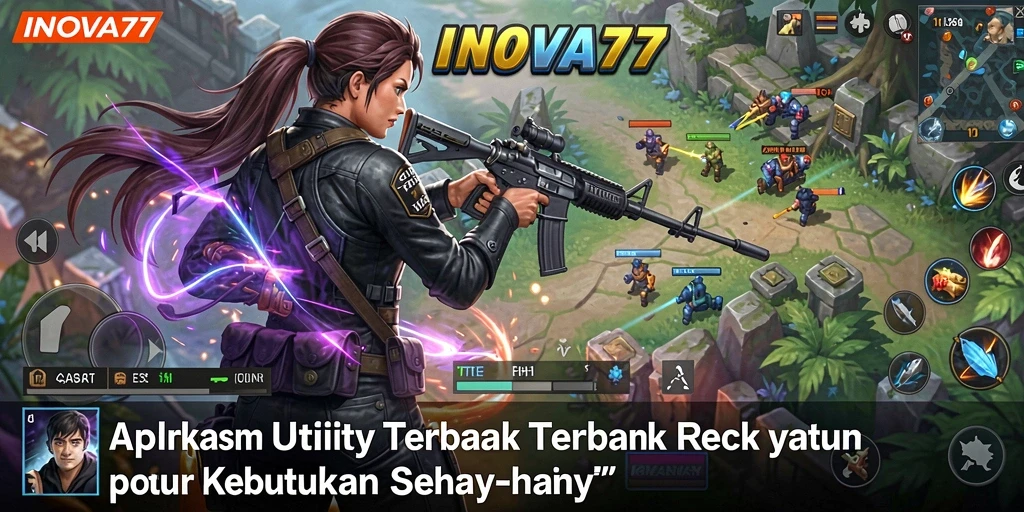 Tampilan antarmuka <strong>INOVA77</strong> yang user-friendly dan fitur utility.