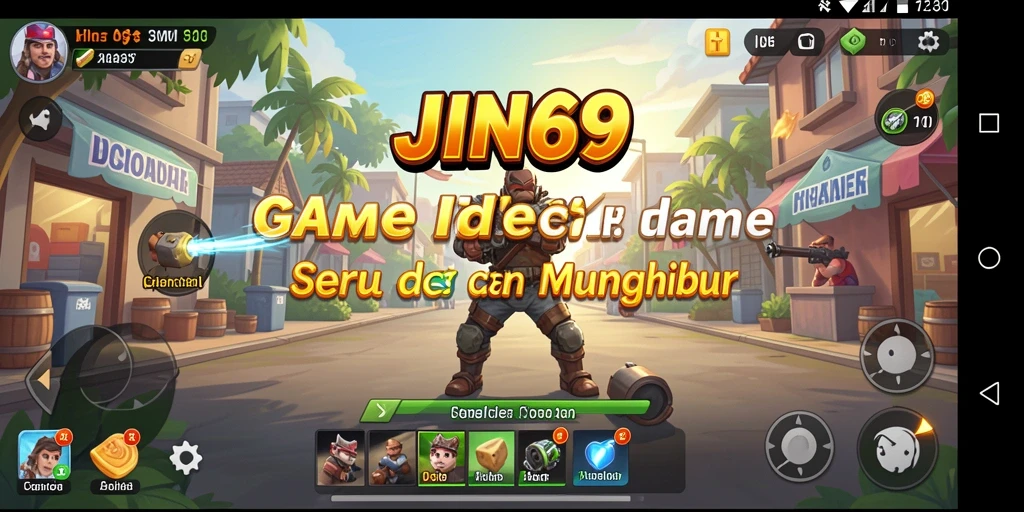 Tampilan gameplay JIN69 yang menarik dalam genre Idle.