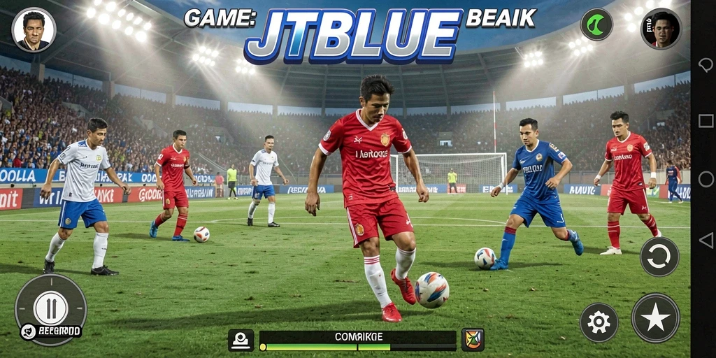 Tampilan gameplay JTBLUE yang menarik dan menegangkan.