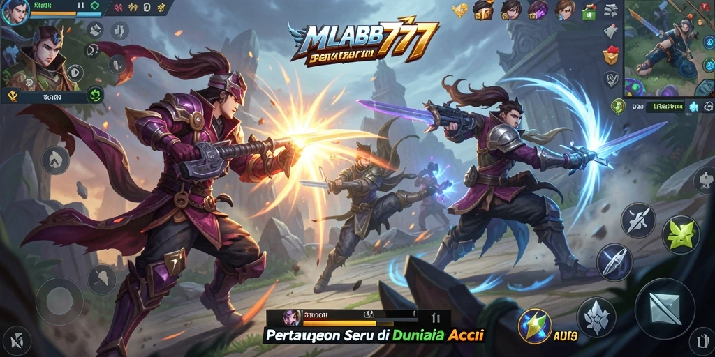 Tangkapan layar dari gameplay seru MLBB777 yang penuh aksi.
