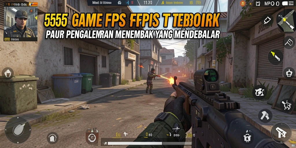 Gameplay MPO555 menunjukkan pertempuran hebat dan grafis yang menakjubkan.