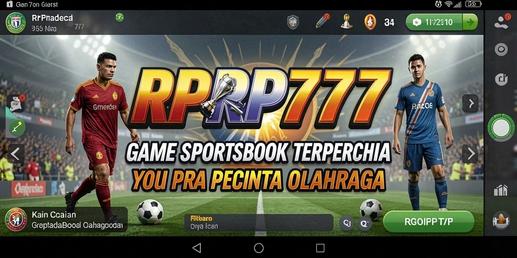 Tampilan gameplay menarik dari RPRP777 yang menampilkan taruhan olahraga.