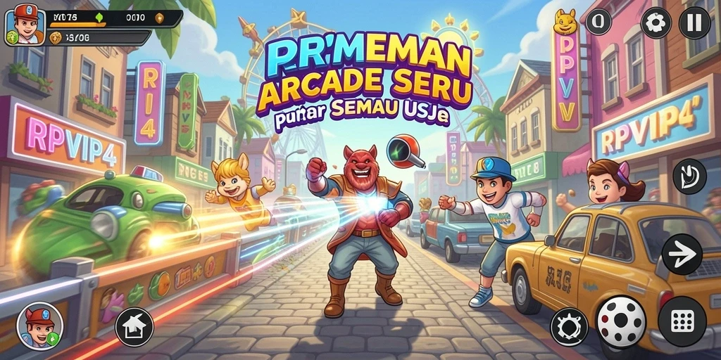 Tampilan gameplay RPVIP4 yang seru dan penuh warna.