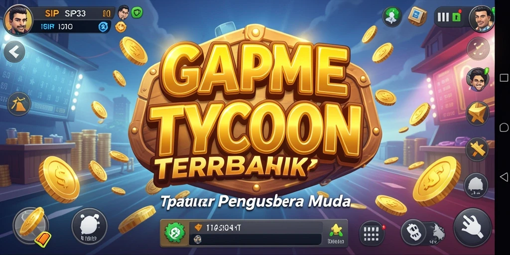 Tangkapan layar SIP33 menampilkan gameplay yang menyenangkan dan dinamis dari manajemen bisnis.