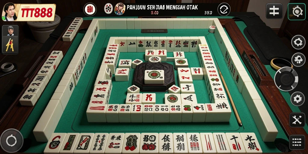 Tampilan menakjubkan dari permainan Mahjong di TTT888.