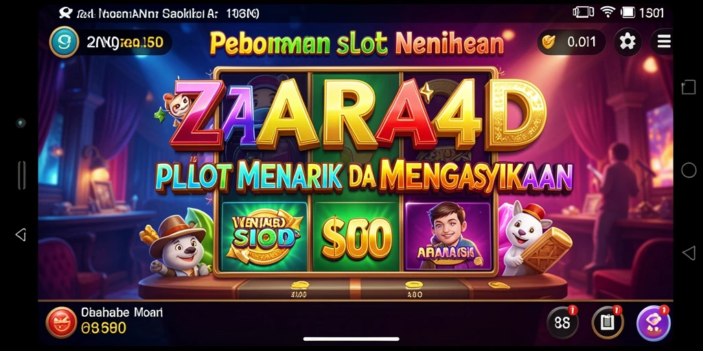 Tampilan gameplay ZARA4D yang menarik dan mendebarkan.